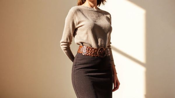 7 astuces pour accessoiriser votre robe pull avec une ceinture