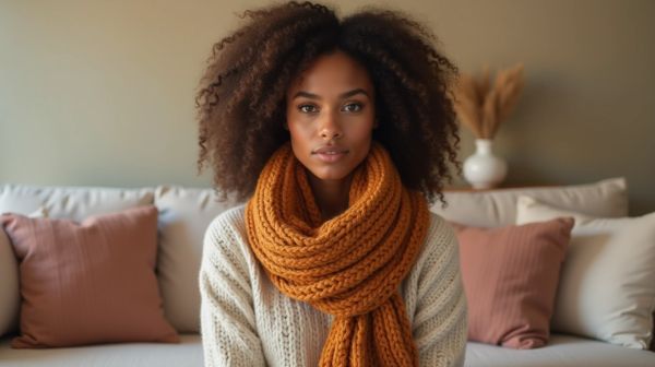 Écharpes en laine pour femme : chaleur et style à mi-saison